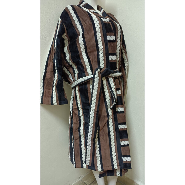 VÝPREDAJ - Pánsky froté župan 1201 Dallas brown - Vestis 49792982