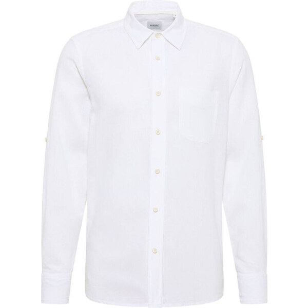 Košeľa Mustang Clemens ľan bavlna M 1014356-2045 49794528