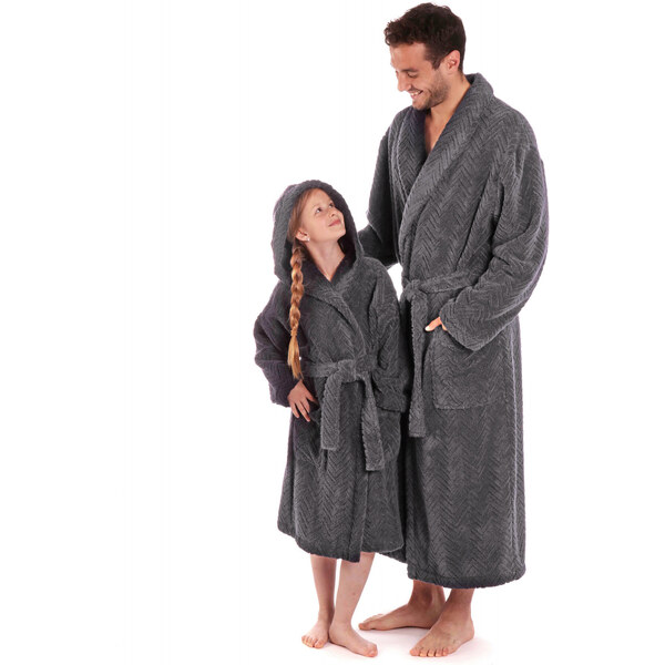 Župan unisex Athena 2116 Dark grey - Vestis 49794789