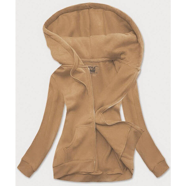 J.STYLE Dámska športová mikina v nahej farbe (W03-160) 61293359