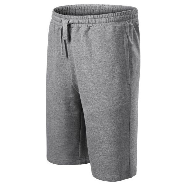 Malfini Comfy M MLI-61112 tmavosivé melanžové šortky 49793549
