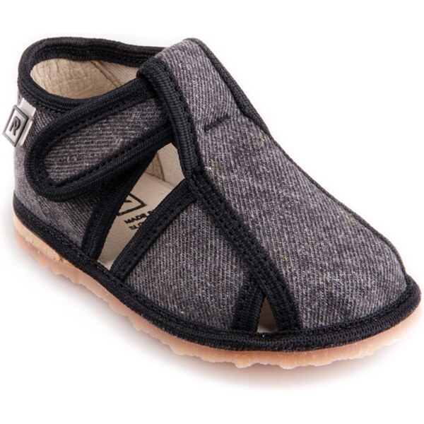 Papučky RAK Čierna DŽÍNSOVINA 46770862