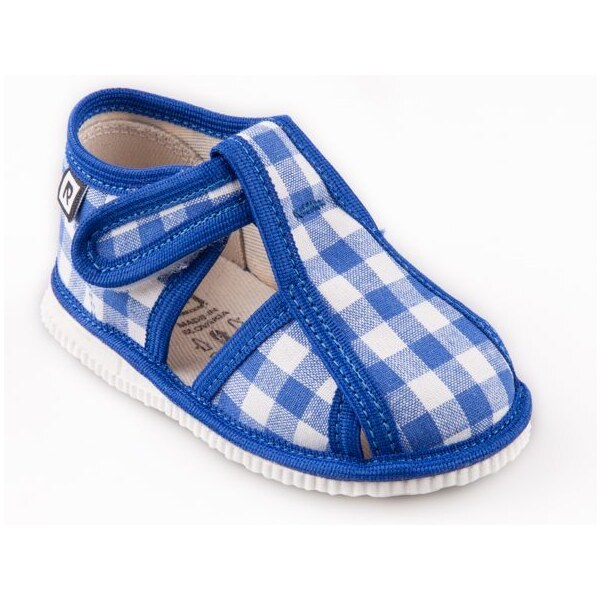 Papučky RAK Bledomodré Vichy Káro 46771063
