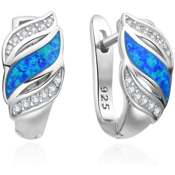 Olivie Strieborné náušnice OPÁL 8314 48961334