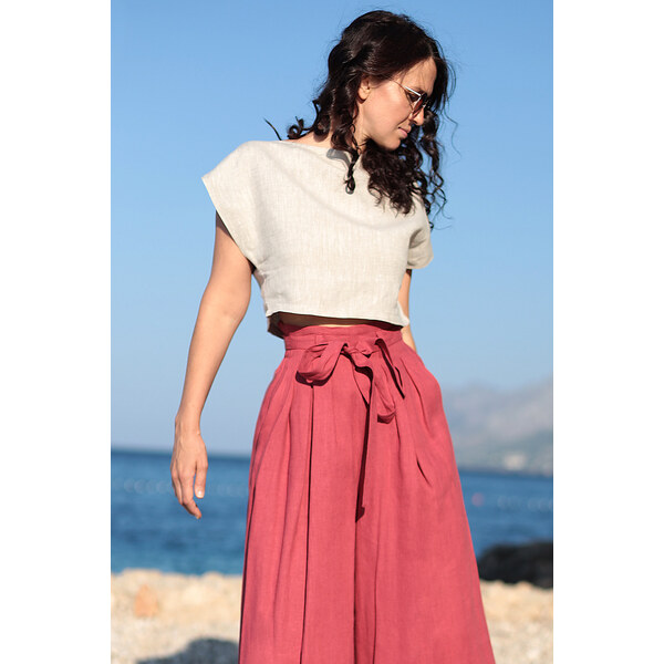 Autorské triko Lotika zo 100% lanu 49880348