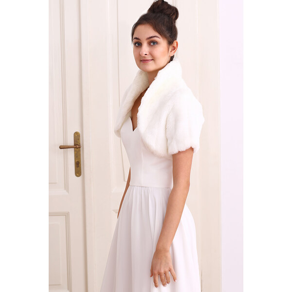 Glara Krátke kožušinové bolerko 60121555