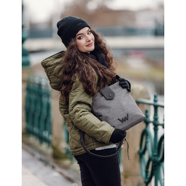 Vuch Dámska crossbody kabelka Vigo Dark Grey 66578166