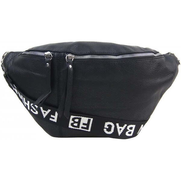 Fashion & CO Väčšia dámska moderná ľadvinka čierna 48945048