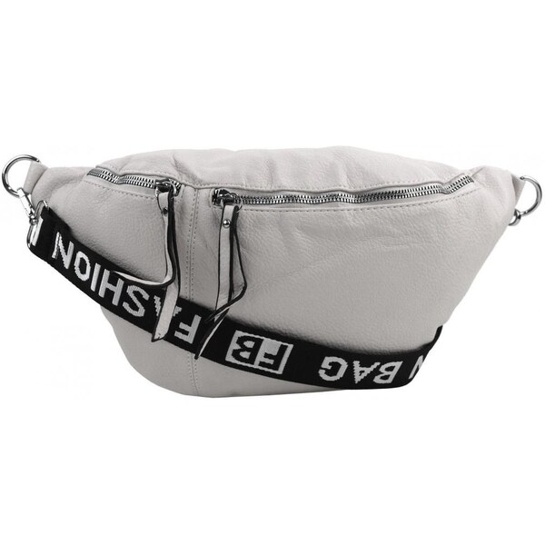 Fashion & CO Väčšia dámska moderná ľadvinka svetlo šedá 48945052