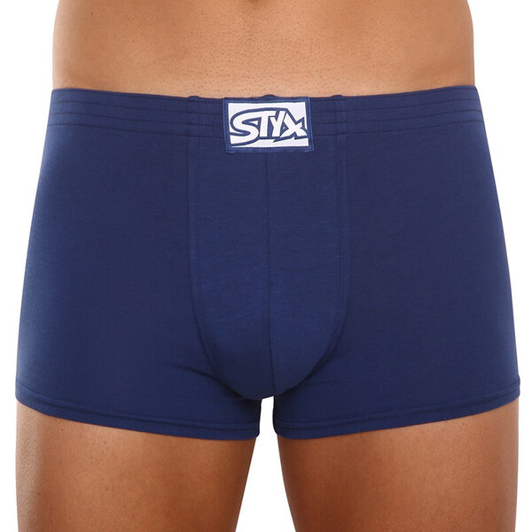 3PACK pánske boxerky Styx klasická guma tmavo modré (3Q0968) 50242568