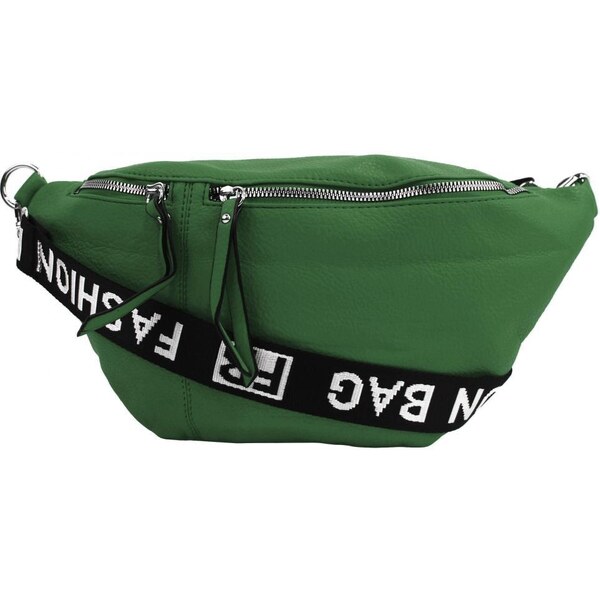 Fashion & CO Väčšia dámska moderná ľadvinka zelená 48953978