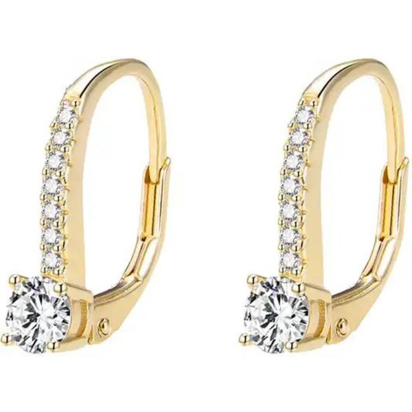 Olivie Strieborné náušnice LOTA GOLD 8331 48961347