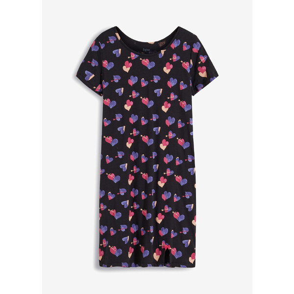 bonprix Nočná košeľa, krátka, z čistej bio bavlny, farba ružová 48958556