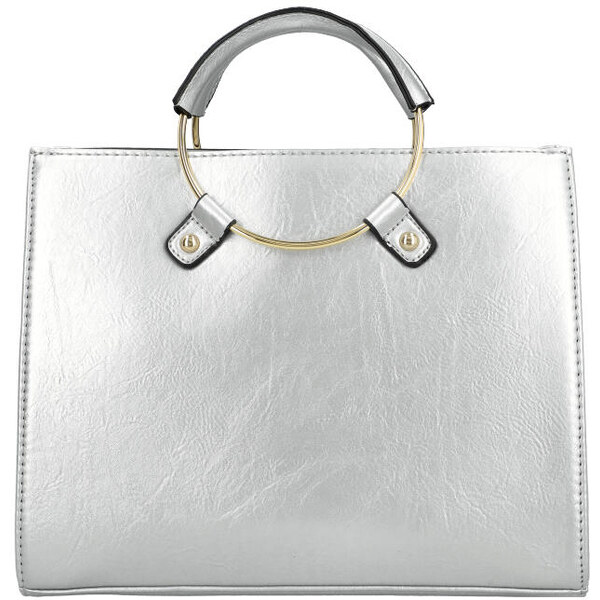 Beast Style Moderná dámska kabelka do ruky Beast strieborná 48973042