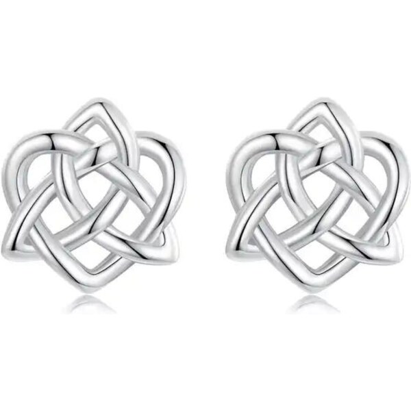 Olivie Strieborné náušnice KELTSKÝ UZEL 8342 48980147