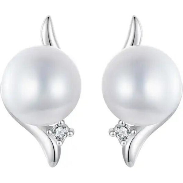 Olivie Strieborné náušnice SLADKOVODNÁ PERLA 8343 48980148