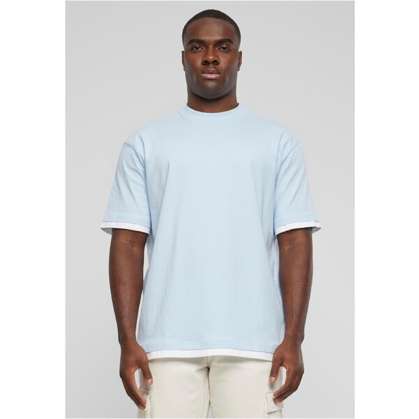 Mens T-shirt DEF Visible Layer - light blue/white 50521300