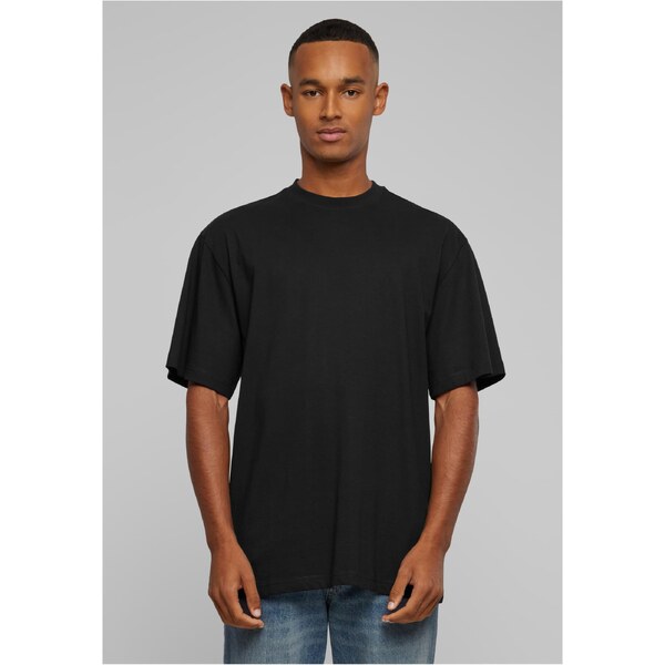 Urban Classics Mens UC Tall Tee 2-Pack T-Shirts - Black+Black 50600472