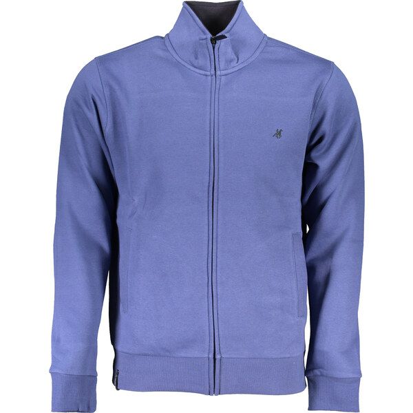 U.S. GRAND POLO Pánska modrá mikina na zips 64709028