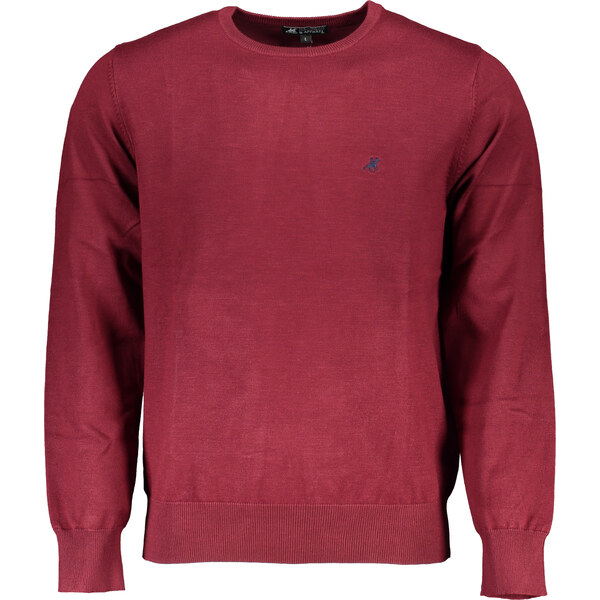 U.S. GRAND Červený pánsky sveter US Grand Polo 64710446