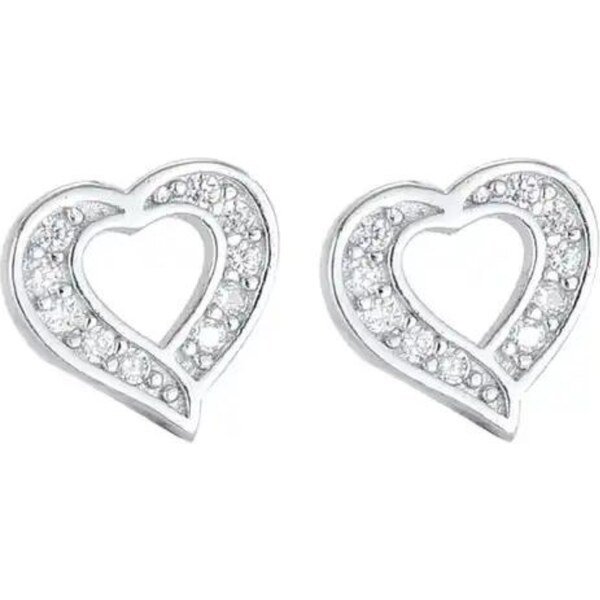 Olivie Strieborné náušnice SRDIEČKO 8387 49029741