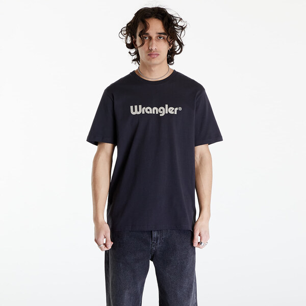 Tričko Wrangler Logo Tee Black S 49015858