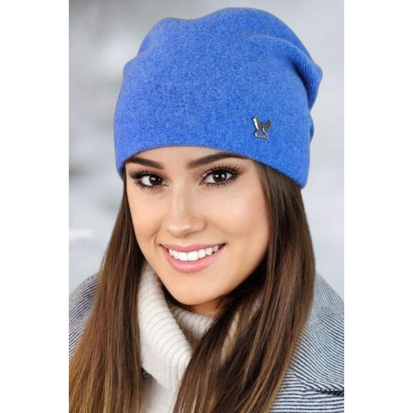 Kamea Nebesky modrá dámska čiapka na zimu Lily, Farba nebesky modrá 49017996
