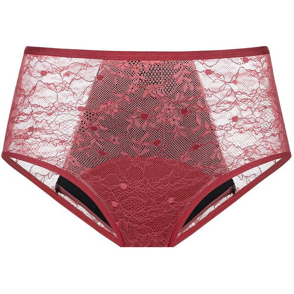 Menštruačné nohavičky Dorina Eco Moon Midi Lace červené (DOR051R) 51038229