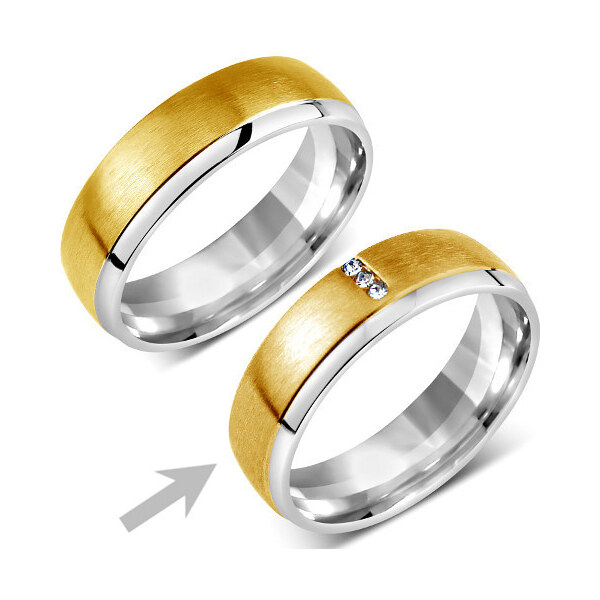 Ligot Oceľový prsteň pre ženy VIENNE 49018554