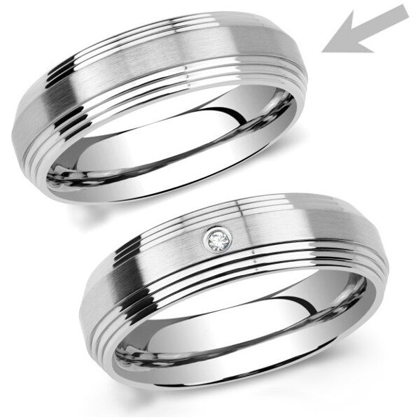 Ligot Oceľový prsteň pre mužov RRC2030-M 49018541