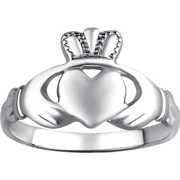 Ligot Dámsky celostrieborný prsteň CLADDAGH 49018568