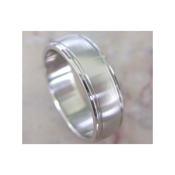 Ligot Oceľový prsteň - matný a lesklý povrch 6mm 49018571