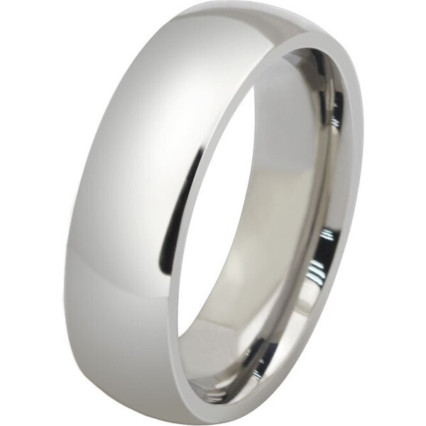 Ligot Oceľový prsteň 6 mm - leštený 49018572