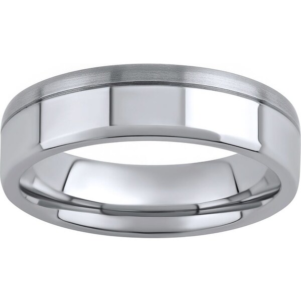 Ligot Oceľový prsteň - snubný prsteň - pre mužov RC2028-M 49018598