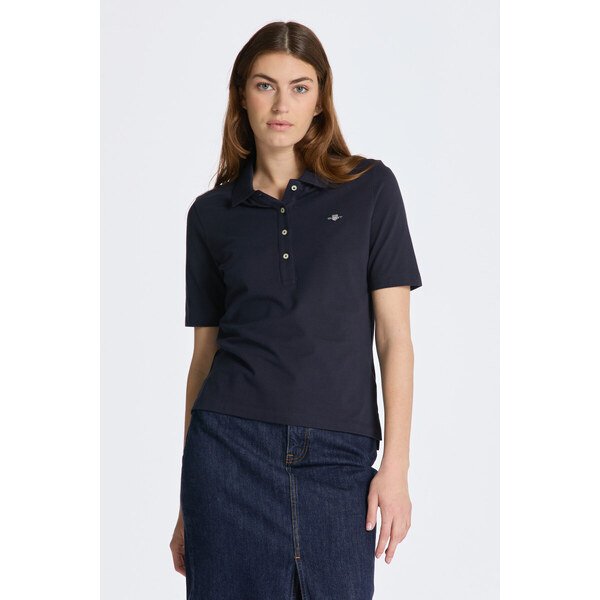 POLOKOŠEĽA GANT SLIM SHIELD SS PIQUE POLO EVENING BLUE 49311170