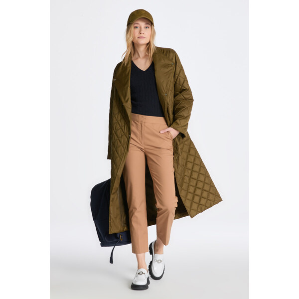 NOHAVICE GANT SLIM SLACK WARM KHAKI 49041142