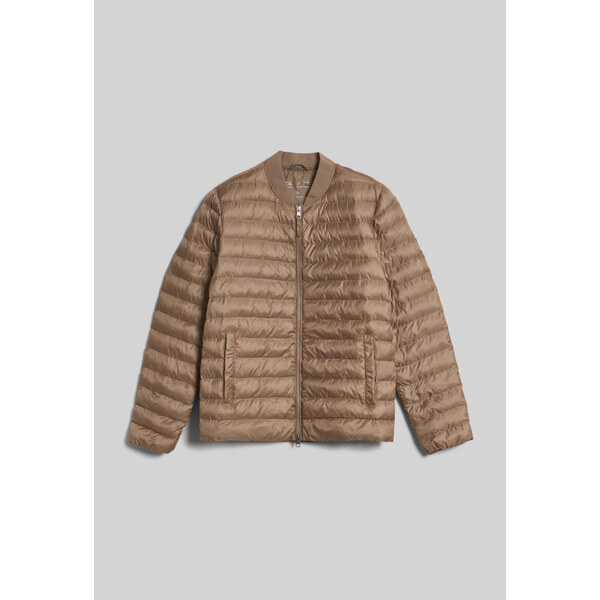 BUNDA GANT LIGHT PADDED BOMBER JACKET COLD BEIGE 49041158