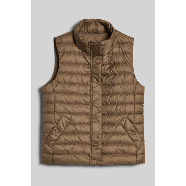 VESTA GANT LIGHT DOWN VEST DRIED CLAY 49041170