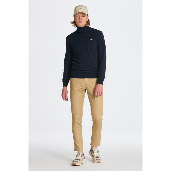 NOHAVICE GANT SLIM TP CHINOS DARK KHAKI 49041227