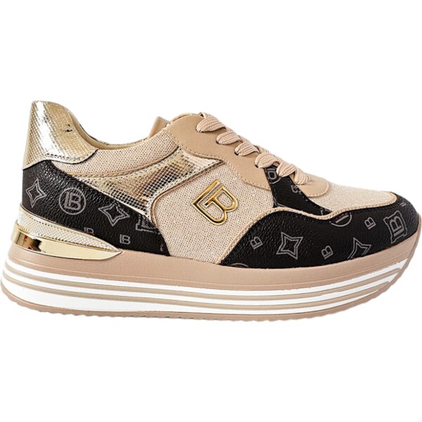 Tenisky Laura Biagiotti Logato Brown Beige 56369286