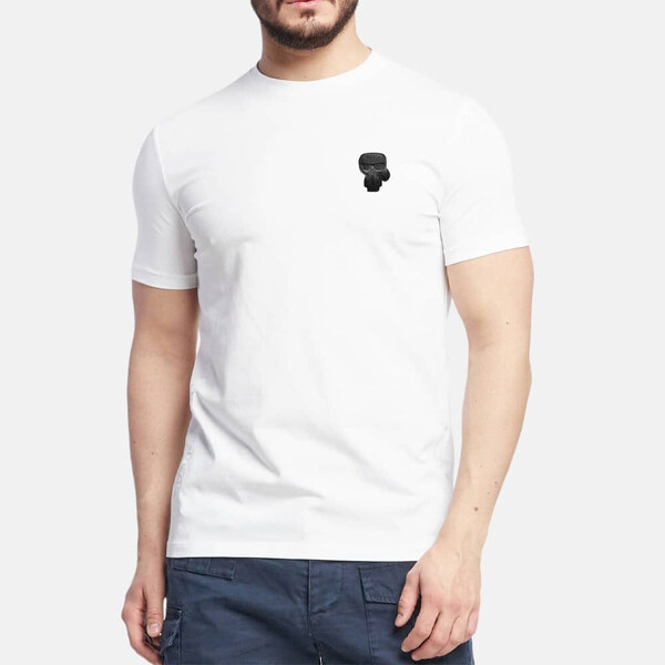 Pánské bílé triko Karl Lagerfeld 55703 49039562