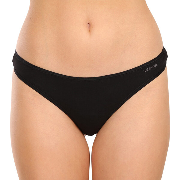3PACK dámske tangá Calvin Klein čierne (QD5217E-UB1) 49045825