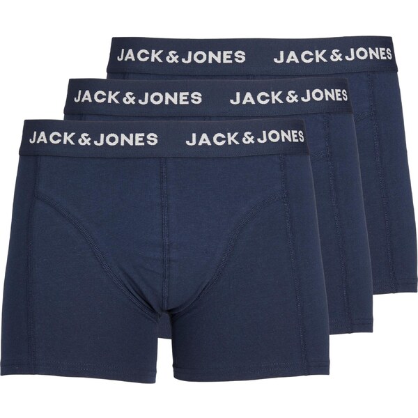 JACK & JONES Boxerky Anthony tmavomodrá / biela 17191771