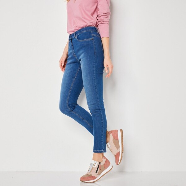 7/8 úzke džínsy modrá 038 Blancheporte 48957829