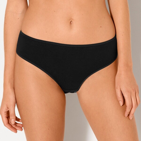 Súprava 10 klasických nohavičiek zo strečovej bavlny, jednofarebné 48073807