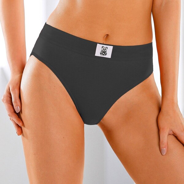 Súprava 10 klasických nohavičiek s motívom Medvedík čierna 036 48075076