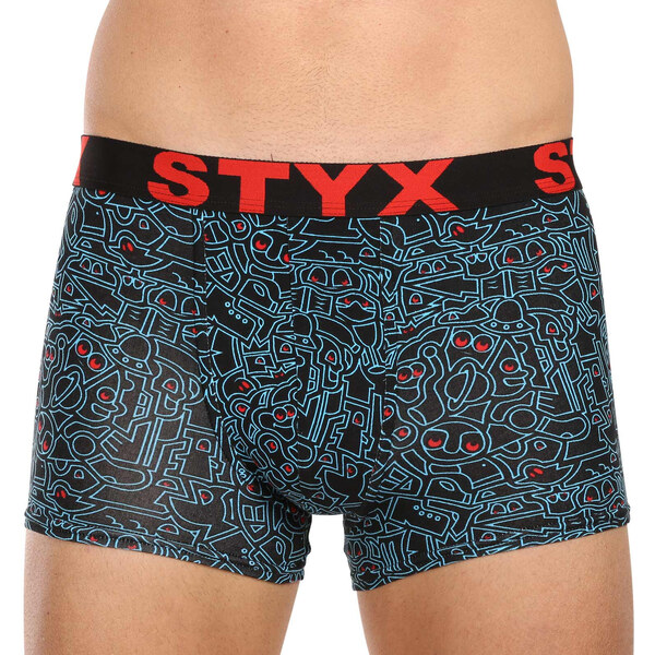 5PACK pánske boxerky Styx art športová guma viacfarebné (5G1269124) 49051589