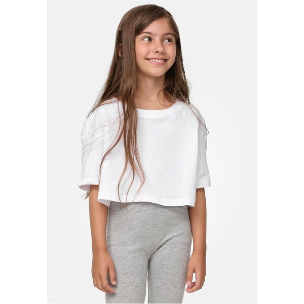 Urban Classics Girls short kimono t-shirt white 66860849