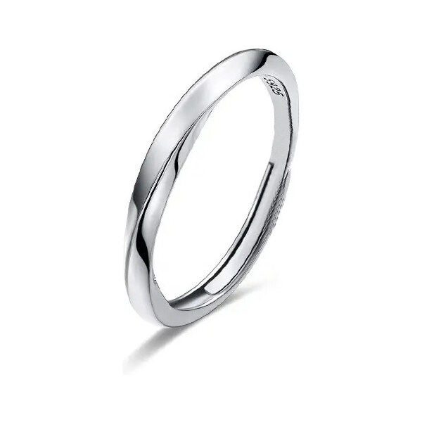 MAJYA Strieborný nastaviteľný prsteň STELL 10324 64581489