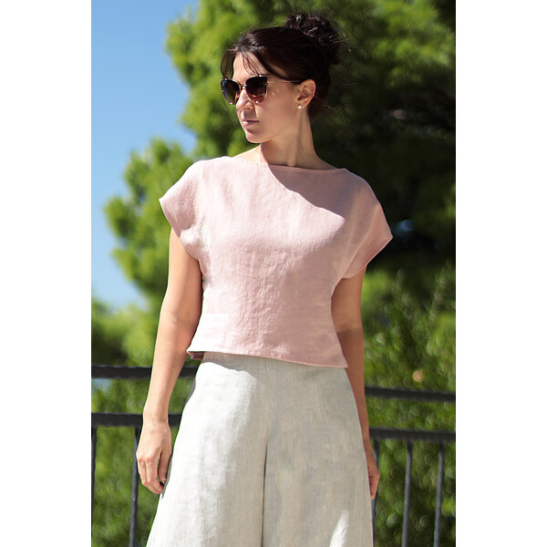 Autorské triko Lotika zo 100% lanu 59080944